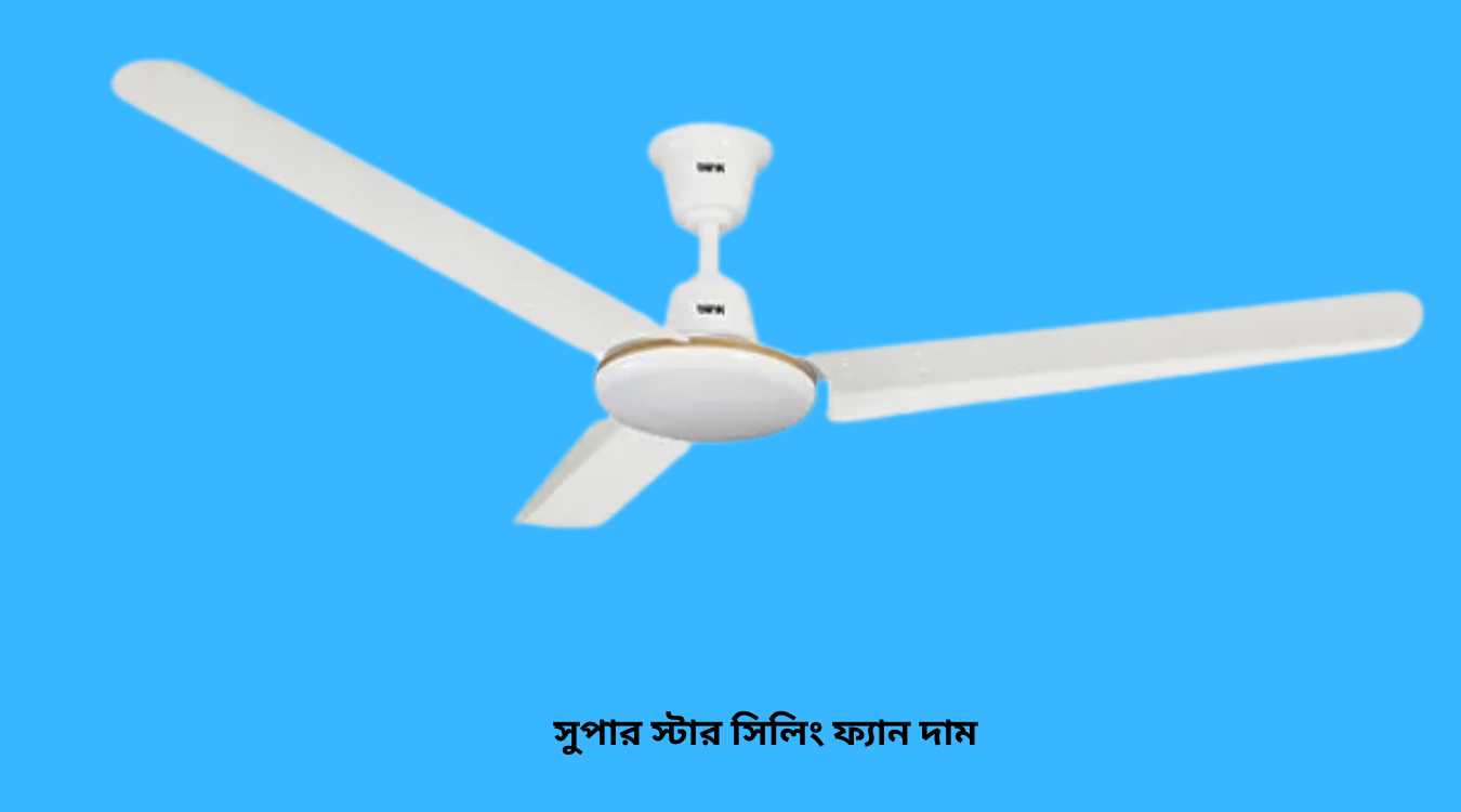 সুপার স্টার সিলিং ফ্যান দাম ২০২৫